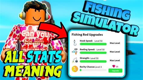 All ROD STATS On Fishing Simulator Fishing Simulator Roblox YouTube