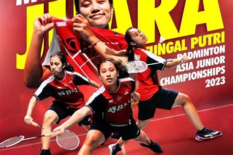 Hasil Badminton Asia Junior Championships Mutiara Ayu