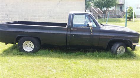 1985 C10 Pick Up Rat Rod Shop Truck Lowered SBC 350 Long bed No Reserve