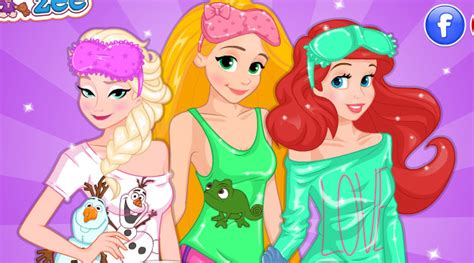 Disney Princess Dress Up Games Disney Princess Pj Party