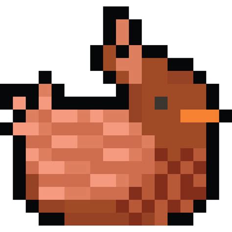 Pixel art cartoon bird character 28651836 PNG