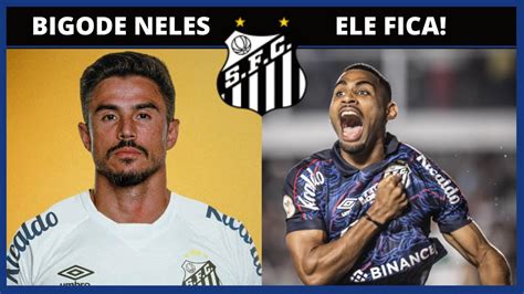 Bigode Novo Refor O Do Santos Joaquim Fica Para Dod Fora