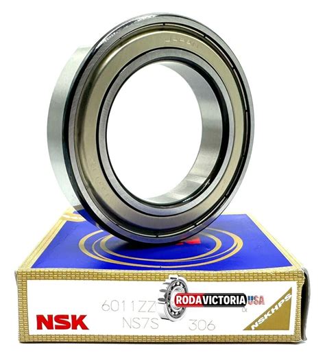 NSK 6011 ZZ CM DEEP GROOVE BALL BEARING METAL SHIELDED 55x90x18 Mm