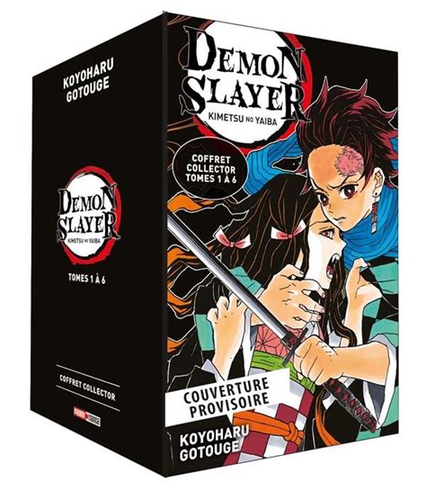 Demon slayer coffret vol 1 Tomes 1 à 6 pass Culture