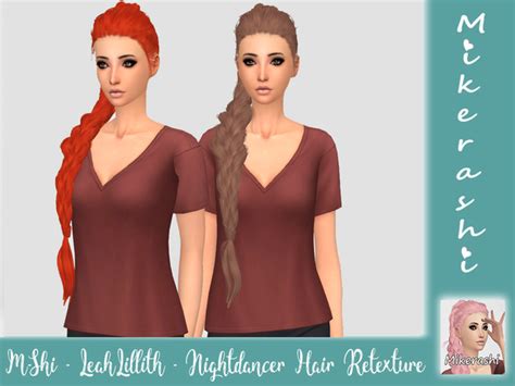 The Sims Resource M Shi Leahlillith Nightdancer Hair Retexture Mesh Need