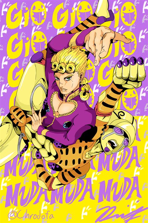 [fanart] Giorno And Gold Experience R Stardustcrusaders