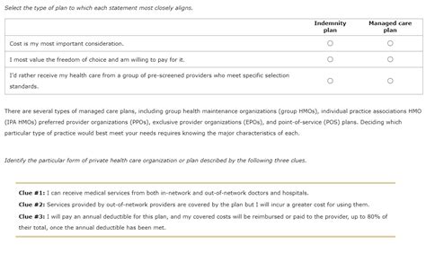 Solved 3 Private Health Insurance Comparison Of Plans And