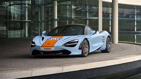 Mclaren MSO 720s Coupe Gulf Oil Livery 2021 2 4K 5K HD Cars Wallpapers | HD Wallpapers | ID #72975