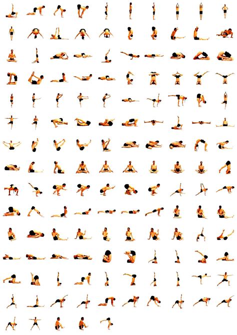 Free Printable Hatha Yoga Poses Chart