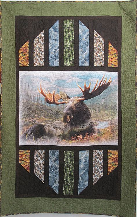 Call Of The Wild Moose Reflections Quilt Kit