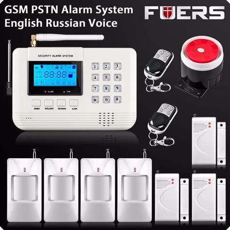 New Fuers Wireless Home Burglar Security Sim Gsm Pstn Dual Network