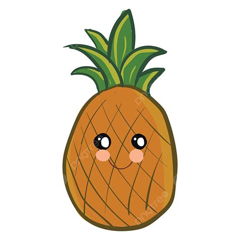 Pineapple Illustration Clipart Transparent PNG Hd Cute Pineapple