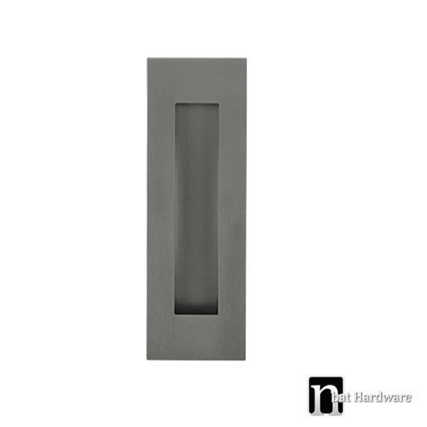 150mm Sliding Flush Pull Gunmetal Finish Nbat Hardware