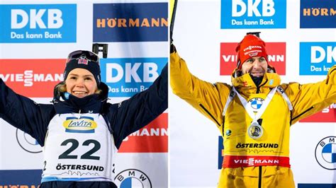 Neues Super Liebespaar im Biathlon tauscht Küsse und Umarmungen im