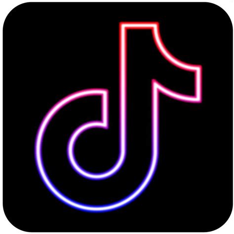 tiktok neon logo, tiktok neon logo, tiktok logo, tiktok logo png ...