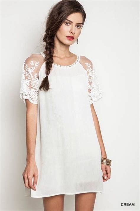 150 Beautiful Shift Dresses Fashion Suitable For Summer In 2020 Lace