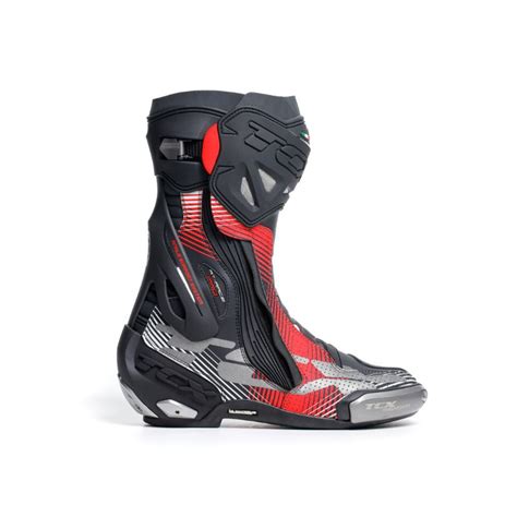 Botas Tcx Rt Race Pro Air Black Red White Motos Cano Sport