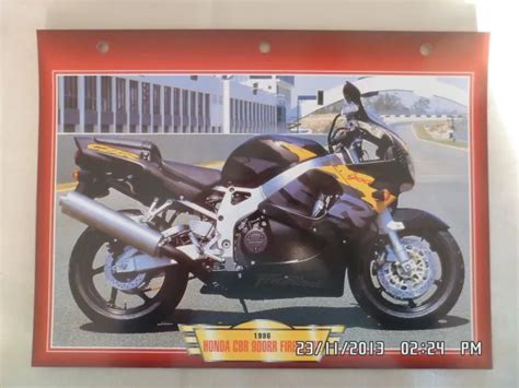 Carte Fiche Moto Honda Cbr 900 Rr Fireblade 1996 Eur 250 Picclick Fr