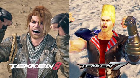 TEKKEN 8 Vs TEKKEN 7 Paul Gameplay Comparison Analysis YouTube