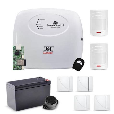 Kit Alarme Jfl Monitorado Por Aplicativo Celular Smartcloud