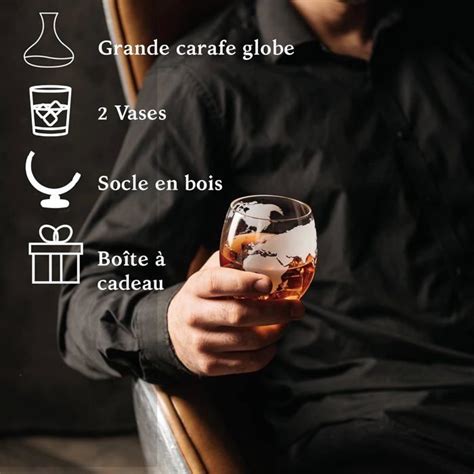 Carafe Whisky Globe Grav E Ml Un Must Pour Les Amateurs De Whisky