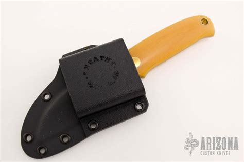 K Compact Personal Sheepsfoot Arizona Custom Knives