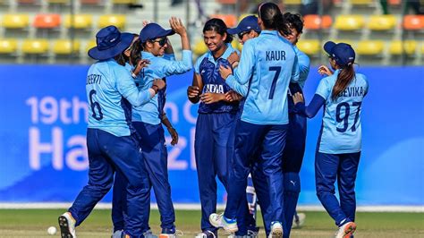 Mandhana Titas Sadhu Shine As India Claim Historic Asian Games Gold In