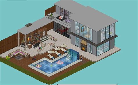 Fundos Mans O Piscina Funda Habbo Por Fiona Habbo Habblet