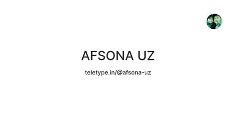 AFSONA UZ — Teletype