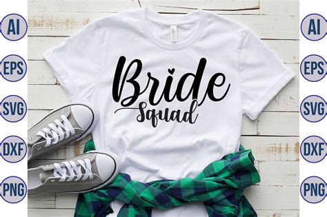 Bride Squad Svg By Orpitaroy Thehungryjpeg