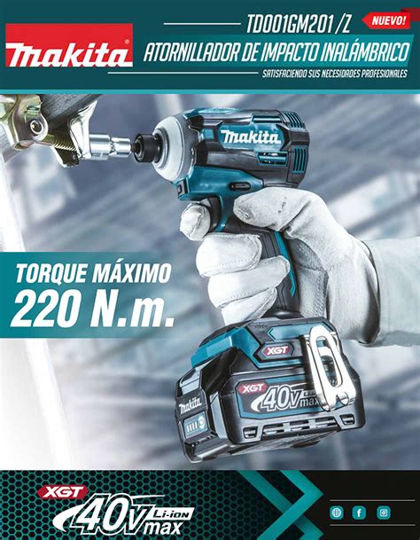 TD001G Atornillador de impacto inalámbrico Makita México Oficial