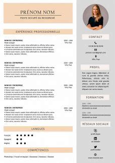 Template De Cv Microsoft Office Gratuit T L Charger Cv Word