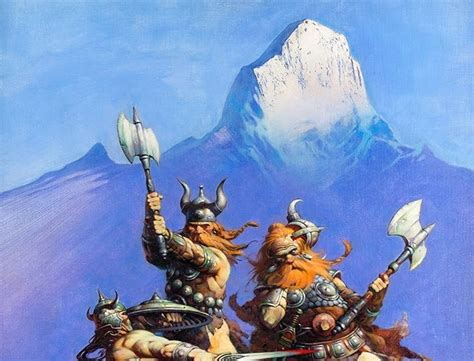 The Geeky Nerfherder Artoftheday The Snow Giants By Frank Frazetta