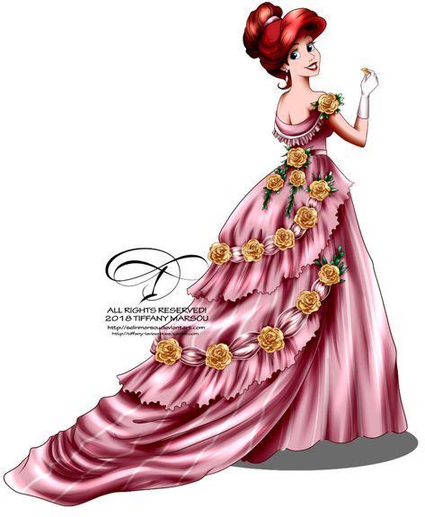 Vintage Ballgown Ariel By Https Deviantart Selinmarsou On