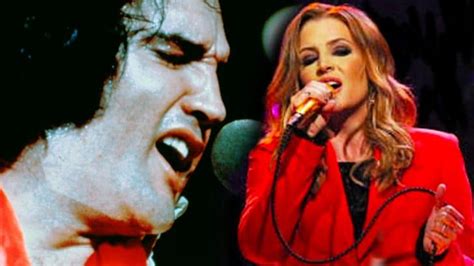 Elvis Presley And His Daughter Lisa Marie Singing Dont Cry Daddy In