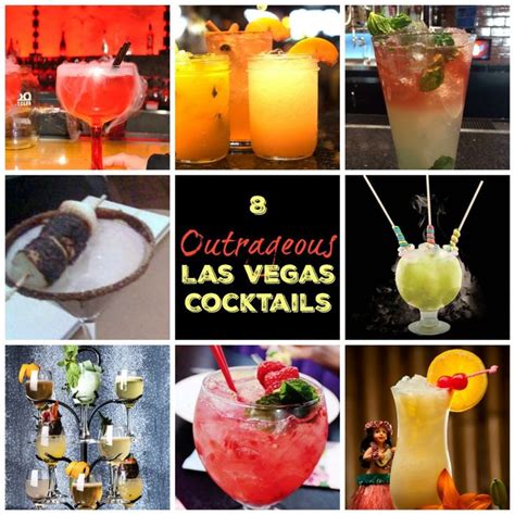 The Collage Shows Different Types Of Cocktails