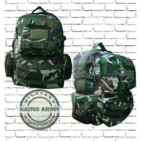 Jual Tas Ransel Army Tas Punggung Gultor Besar Loreng Tni Malvinas