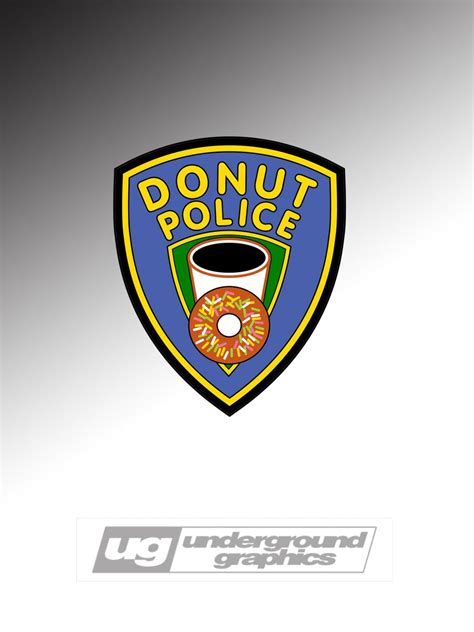 Donut Police Undergroundgrfx Police Donuts Digital Prints