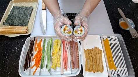 김밥집 사장의 김밥 만들기 집에서 전문점 보다 맛있는 김밥 싸는 황금 레시피 참기름 맛소금 식초 사용법 김밥맛있게만드는