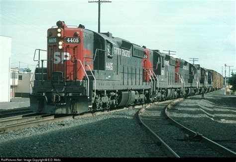 4405 Southern Pacific Railroad EMD SD9 At Portland Oregon By E D