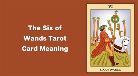 All About The Six of wands Tarot Card - The Six of wands Tarot Card ...