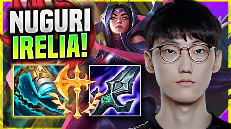 Nuguri Is So Clean With Irelia Fpx Nuguri Plays Irelia Top Vs Aatrox