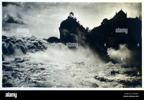 Ca Zurich Switzerland The Rheinfall At Laufen Castle The