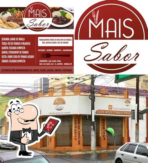 Mais Sabor Comida Caseira Mar Lia Menu Do Restaurante Pre Os E Opini Es