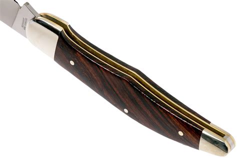 B Ker Hunters Knife Classic Gold Desert Ironwood Cuchillo De