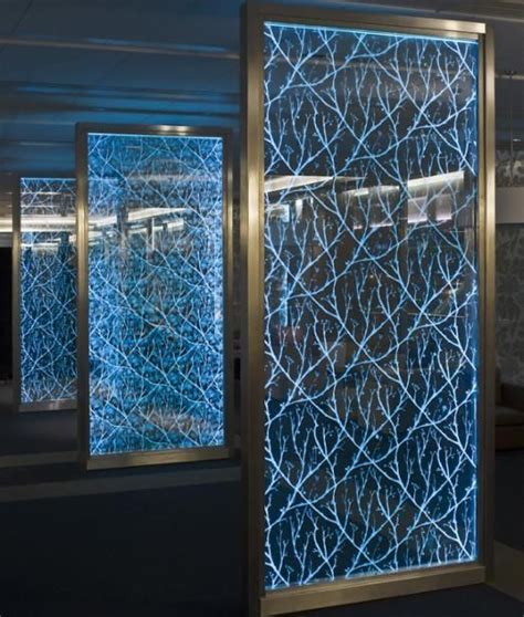 Float Glass Panel Laser Engraved Decorative By Christopher Pearson Vitrics Glass Partition