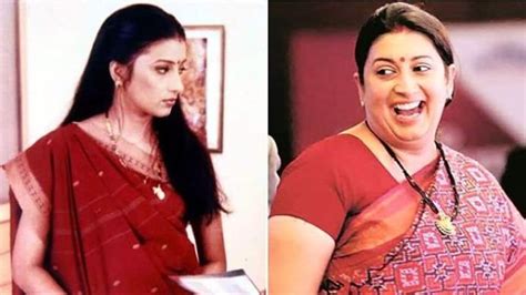 On Smriti Irani Aka Tulsi Virani S Birthday A Look Into Her Journey