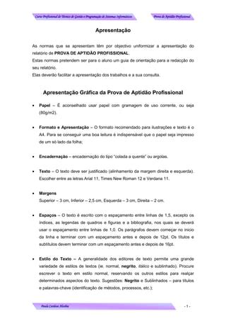 Normas Pap Prova De Aptid O Profissional Pdf