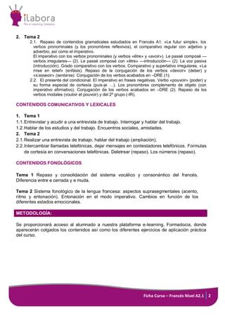 Curso Online Frances Nivel A Pdf