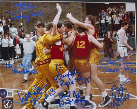 "Hoosiers" Custom Framed Photo Cast-Signed By (7) with Maris Valainis ...